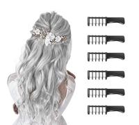 Peines de Tiza para el Cabello para Niñas, Color Temporal Brillante para Niños, Regalos de Cumpleaños de 4-12, Color Lavable, para Niños, Pascua, día de la Madre, Regalo del día Del Niño(Blanco)