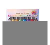 Peines de tiza para - Juego de peines para teñir de 8 piezas, aplicadores coloridos para resaltar, kit de máscara de tinte no permanente | Transformación instantánea d