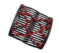 Peines elásticos para el cabello, pinza mágica vintage, fabricante de moños, cierre flexible de doble peine, agarre seguro, antideslizante, accesorio de herramienta de comodidad para peinado, moño