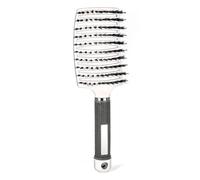 Peines Hairbrush Professional Women Comb Wet Hair Brush Massage for Hairdresser Hairdressing Tools(Bristle White)