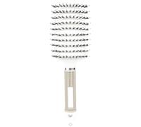 Peines Large Curved Comb Massage Fluffy Shaping Arc Row Curly Hair Ribs(White with mane)