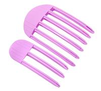 Peines moldeadores de viento | Nstant voluminizador para flequillo esponjoso, clip de elevación de raíces de cabello rizado instantáneo sin rastro, herramienta de volumen fácil de corona alta para la
