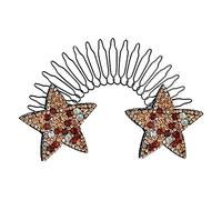 Peines para el cabello con estrella brillante para niños, peine de artefactos para el cabello roto, accesorios profesionales, horquilla invisible S T3F0, estilo fresco
