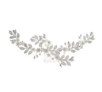 Peines para el Pelo de Novia, Accesorios de peine lateral para el cabello para mujer con borla, pinzas decorativas Retro para el cabello, horquilla con flores de diamantes de imitación Boda Fiesta Vel