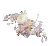Peines para el Pelo de Novia, Peine lateral para el cabello de estilo chino, flores hechas a mano, accesorios para el cabello para niñas, peine con pinza para el cabello, accesorios Hanfu Boda Fiesta