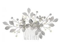 Peines para el Pelo de Novia, Peine lateral para el cabello Retro y elegante, peine con pinza para el cabello, peine decorativo hecho a mano, pinzas para el cabello para boda Boda Fiesta Velada
