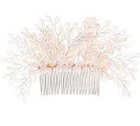 Peines para el Pelo de Novia, Peine Para El Cabello De Boda, Peine Lateral Para El Cabello Hecho A Mano, Peine Con Pinza Para El Cabello De Perlas Nupciales, Accesorios Para El Cabello De Boda Boda Fi