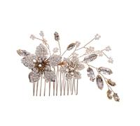 Peines para el Pelo de Novia, Peineta para boda, diadema nupcial, accesorio dorado para el cabello, flor, diadema nupcial para boda, damas Boda Fiesta Velada