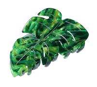 Peines para el Pelo de Novia, Pinza Para El Pelo Con Forma De Hoja, Clip Srtong Para Sujetar El Pelo, Diseño Francés, Pinza Para Mujer Y Niña, Para Cabello Grueso Y Fino Boda Fiesta Velada(Grün)