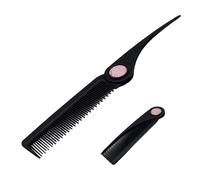 Peines plegables para peinar el cabello, peines trenzados de dientes finos para seccionar, burlar, separar, peine de viaje compacto para niños, mujeres y niñas, herramienta de bolsillo para el pelo