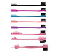 Peines profesionales de 8 piezas con cepillos ergonómicos para cejas para materiales ABS duraderos. Peines profesionales para cortar