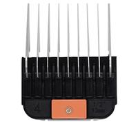 Peines protectores profesionales de acero inoxidable para animales para peluqueros de mascotas estilo A5, 1/8 a 1 pulgada, compatibles con cortaúñas Wahl KM Series Andis AG BG Oster A5 A6 (#4-1/2