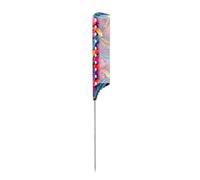 Peines traseros largos de acero para peluqueros de peluquería de metal para mujeres y niñas desenredar peines de despedida