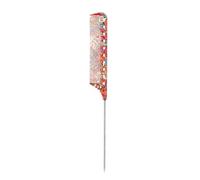 Peines traseros largos de acero para peluqueros de peluquería de metal para mujeres y niñas desenredar peines de despedida