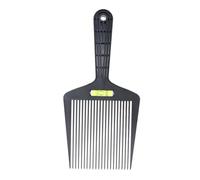 Peineta de Peluquería Profesional Negra Abs con Nivel Horizontal