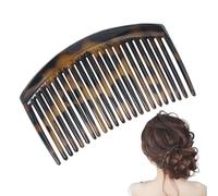 Peineta Lateral Francesa | Pinza para el Cabello,Horquillas de 23 Púas con Cierre Giratorio Para Peinados de Mujer Novia Bodas Recogidos Trenzados