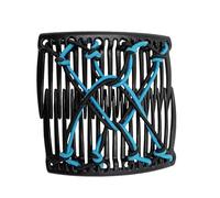 Peineta mágica - Clip vintage elástico doble elástico de 12 cm | Accesorio creativo y flexible para el peinado diario con cola de caballo baja y moño para mujeres y niñas