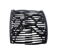 Peinetas elásticas para el cabello - Clip mágico vintage de 12 cm, peine doble flexible, creador de moños, accesorio elástico | Herramienta de peinado simple y elegante para uso diario con cola de