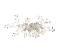 Peinetas Para El Pelo Corona de joyería para mujer, peinetas de cristal para el pelo, peineta nupcial con perlas de diamantes de imitación, joyería para el pelo para mujer, boda Accesorios Pelo Mujer
