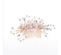Peinetas Para El Pelo Peine Lateral De Aleación Para El Cabello, Joyería Nupcial, Pinza Para El Cabello, Peine Para El Cabello De Boda, Accesorios Para El Cabello De Cristal Perla Accesorios Pelo Muje