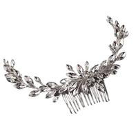 Peinetas Para El Pelo Peine Lateral Para El Cabello, Diadema De Boda, Peine Con Pinza Para El Cabello Nupcial, Peine Lateral Para El Cabello Con Diamantes De Imitación Plateados, Accesorios Para El Ca