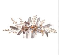 Peinetas Para El Pelo Peineta Para Boda, Diadema Nupcial, Accesorio Dorado Para El Cabello, Flor, Diadema Nupcial Para Boda, Damas Accesorios Pelo Mujer