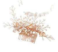 Peinetas Para El Pelo Peineta para boda, diadema nupcial, accesorio dorado para el cabello, flor, diadema nupcial para boda, damas Accesorios Pelo Mujer