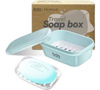 PEISAINOX Jabonera de viaje, recipiente de jabón a prueba de fugas con tapa, soporte de jabón portátil para viajes, jabonera para baño, ducha, gimnasio, escuela, camping, vacaciones, al aire libre