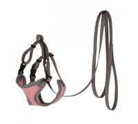 Peitoral com trela para gatos - Kerbl - Color: Rosa