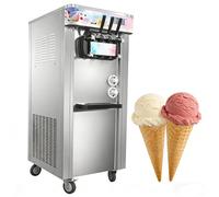PEIXU 1400W Máquina de Helados Comercial Profesional, Pantalla a Color, 20-22L/H, Máquina de Yogur Helado Vertical, Ideal para Bares, Restaurantes y Uso Doméstico
