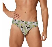 peiyeety Bañador Tipo bóxer para Hombre, diseño de Perro Springer Spaniel inglés, Talla XL
