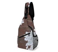 peiyeety Bolso bandolera estilo bohemio de estilo rústico, estilo granero, de madera, para hombre y mujer, tipo bandolera, 38 x 20 cm.