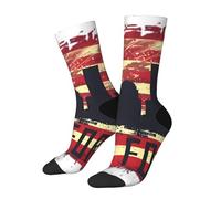 peiyeety Calcetines deportivos casuales con la bandera estadounidense patriótica del 11 de septiembre para mujeres y hombres