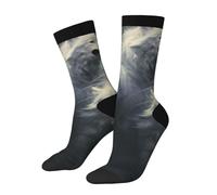peiyeety Calcetines deportivos casuales y locos con diseño de lobo para mujeres y hombres