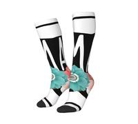 peiyeety Calcetines divertidos de mamá osa, suaves y transpirables para hombre y mujer. 1 negro.
