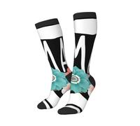 peiyeety Calcetines divertidos de mamá osa, suaves y transpirables para hombre y mujer. 1 negro.
