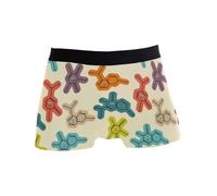 peiyeety Calzoncillos bóxer para Hombre con Divertidas moléculas de Dibujos Animados