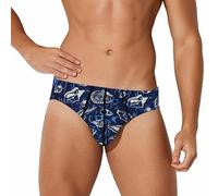 peiyeety Calzoncillos Seashell Wonders para Hombre, de poliéster con Tacto Sedoso, Cintura elástica, Ajuste anatómico, Transpirables. Ropa Interior Completa.