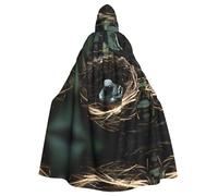 peiyeety Capa con capucha para adultos Little Bird Nest para Halloween, cosplay, mascaradas y fiestas temáticas