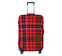 peiyeety Funda de Equipaje a Cuadros Clan Macrae, Lavable, elástica y de Moda para Viajes, Extragrande.