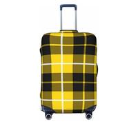 peiyeety Funda de Equipaje a Cuadros del Clan Barclay, Lavable, elástica y de Moda para Viajes, tamaño Mediano