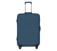 peiyeety Funda de Equipaje a Cuadros del Clan Douglas, Lavable, elástica y de Moda, Extragrande.