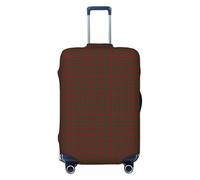 peiyeety Funda de Equipaje a Cuadros del Clan Dunbar, Lavable, elástica y de Moda para Viajes, tamaño Mediano