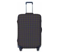 peiyeety Funda de Equipaje a Cuadros del Clan Fletcher, Lavable, elástica y de Moda, Extragrande.