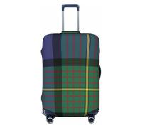 peiyeety Funda de Equipaje a Cuadros del Clan Muir, Lavable, elástica y de Moda, Extragrande.