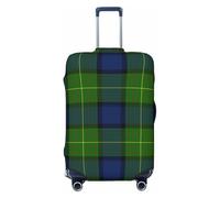 peiyeety Funda de Equipaje a Cuadros Escoceses del Clan Muir, Lavable, elástica y de Moda para Viajes, Extragrande.