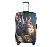 peiyeety Funda elástica Duradera para Maleta Castillo de Cuento de Hadas de ensueño 01": Protege y distingue tu Equipaje