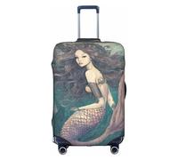peiyeety Funda elástica Duradera para Maleta Mermaid01: Protege y distingue tu Equipaje