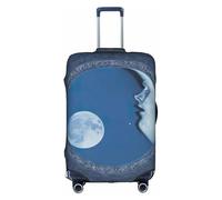 peiyeety Funda elástica Duradera para Maletas Blue Moon03: Protege y distingue tu Equipaje