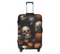 peiyeety Funda elástica Duradera para Maletas con diseño de Calavera de Halloween: Protege y distingue tu Equipaje